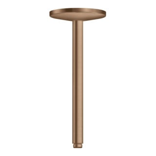 hansgrohe Axor One Raccord plafond 300 mm, tête de douche 280, brossé or rouge