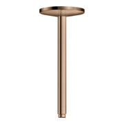 hansgrohe Axor One Raccord plafond 300 mm, tête de douche 280, or rouge poli, 1 an