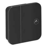 hansgrohe Axor One Set de montage complet Vanne d'arrêt encastrée, 1 sortie, noir mat