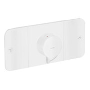 hansgrohe Axor One Set de montage prêt à l’emploi UP-Thermostat, 2 sorties, blanc mat