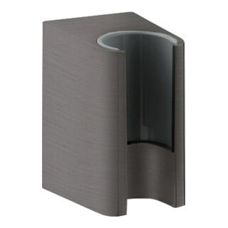 hansgrohe Axor One support de douche fixe, chrome noir brossé