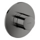 hansgrohe Axor One UP-thermostaat gepolijst zwart chroom, compleet montageset