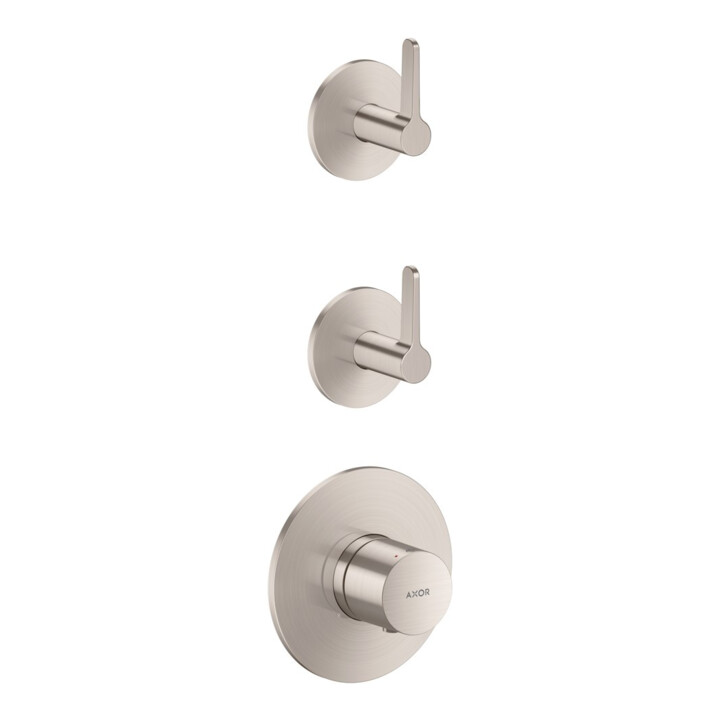 hansgrohe Axor One UP-thermostaat voor 2 verbruikers, ES Finish, montageset compleet