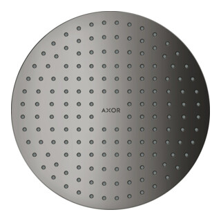 hansgrohe Axor Pomme de douche 250 1jet encastrée chrome noir poli