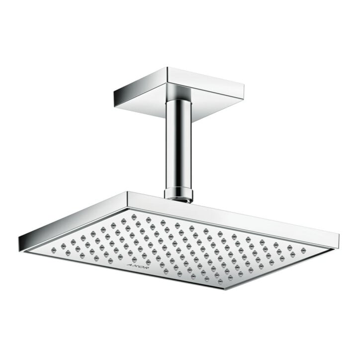 hansgrohe Axor pomme de douche à poser ou murale, 245x185mm, 1 an, chrome