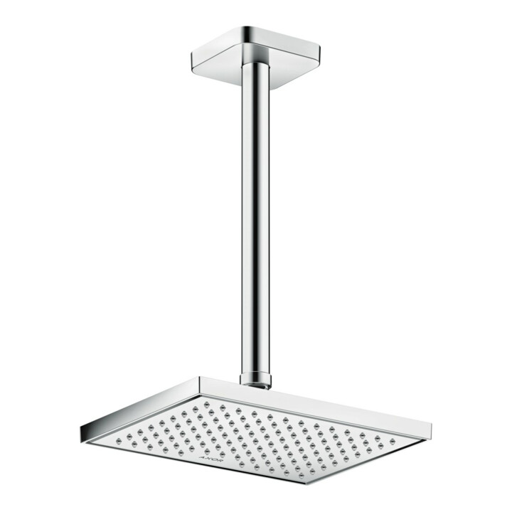 hansgrohe Axor pomme de douche à poser ou murale, 245x185mm, 1 an, chrome