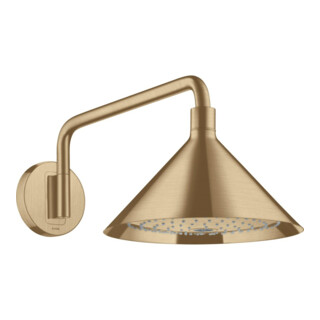 hansgrohe Axor pomme de douche avec bras, 240 mm, 2 jets, bronze brossé