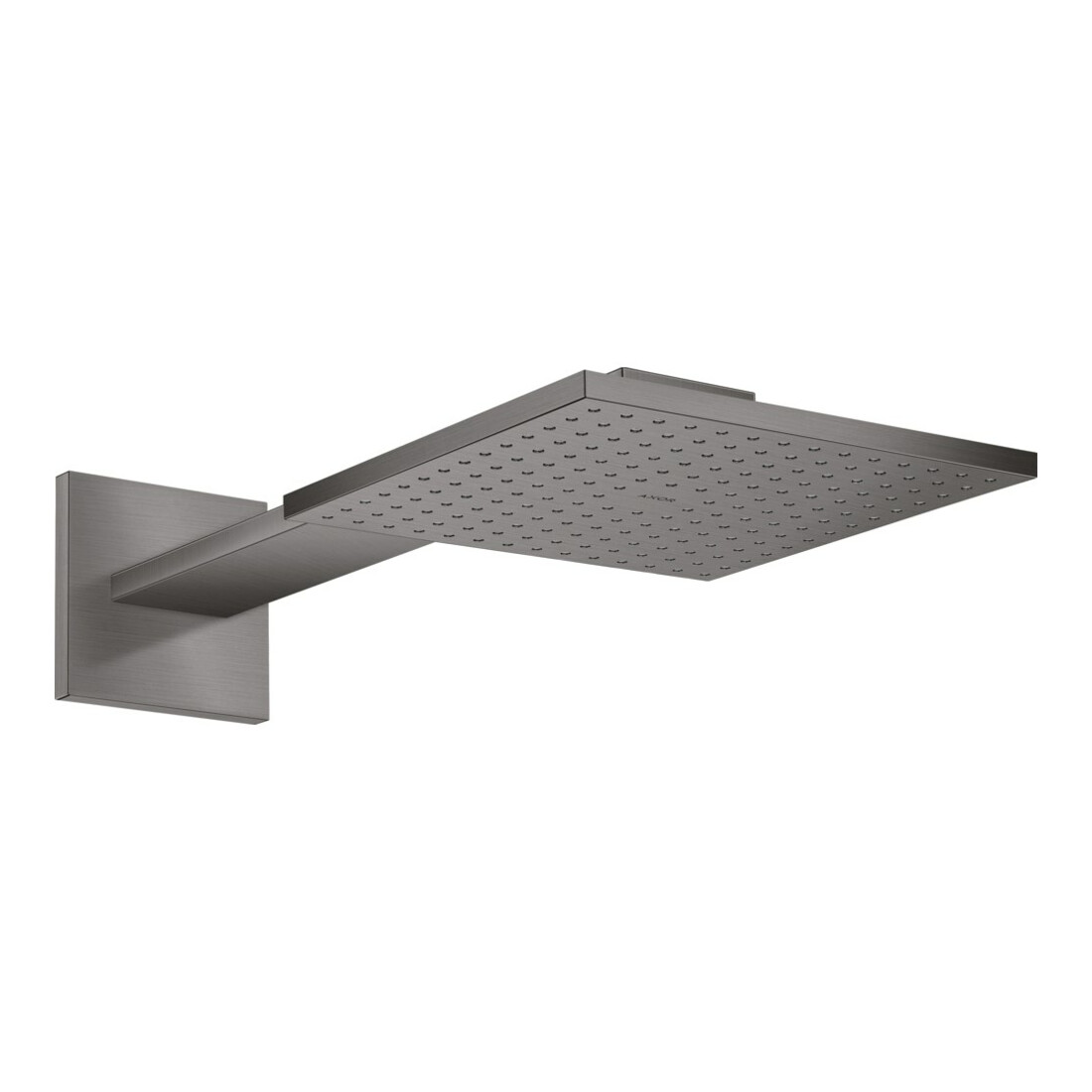 hansgrohe Axor Pomme de douche avec bras mural, 250x250 mm, 2 jets, bleu brossé