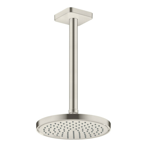 hansgrohe Axor Pomme de douche EcoSmart encastrée, 220 mm, 1 jet, aspect inox