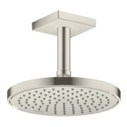 hansgrohe Axor Pomme de douche EcoSmart encastrée, 220 mm, 1 jet, aspect inox-5