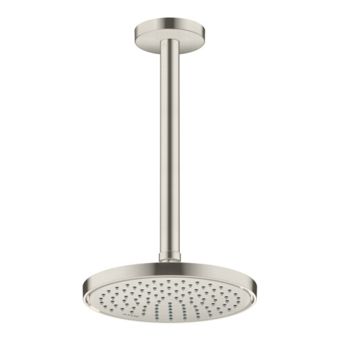 hansgrohe Axor Pomme de douche EcoSmart encastrée, 220 mm, 1 jet, aspect inox
