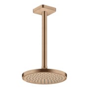 hansgrohe Axor Pomme de douche EcoSmart encastrée, 220 mm, 1 jet, brossée-4