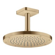 hansgrohe Axor Pomme de douche EcoSmart encastrée, 245 mm, 1 an, bronze brossé-5