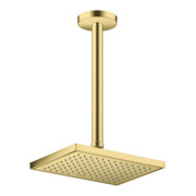 hansgrohe Axor Pomme de douche EcoSmart encastrée, 245x185 mm, 1 an, brossée-4
