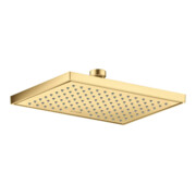 hansgrohe Axor Pomme de douche EcoSmart encastrée, 245x185 mm, 1 jet, finition or brillant optique