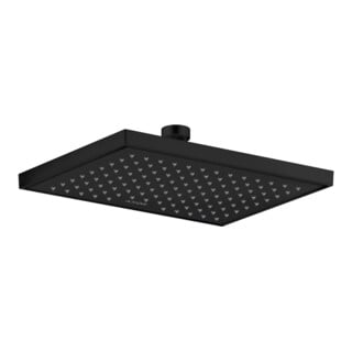 hansgrohe Axor pomme de douche EcoSmart encastrée, 245x185mm, 1 jet, mat noir