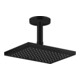 hansgrohe Axor pomme de douche EcoSmart encastrée, 245x185mm, 1 jet, mat noir