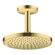 hansgrohe Axor pomme de douche EcoSmart encastrée ou murale, 220 mm, 1 jet, brossée-2