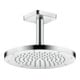hansgrohe Axor Pomme de douche EcoSmart encastrée ou murale, 245 mm, 1 jet, chrome-2