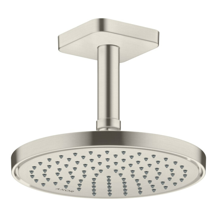 hansgrohe Axor Pomme de douche EcoSmart plus, 220 mm, optique acier inoxydable, 1 an