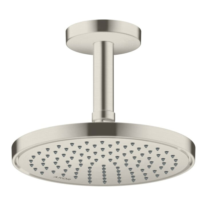 hansgrohe Axor Pomme de douche EcoSmart plus, 220 mm, optique acier inoxydable, 1 an