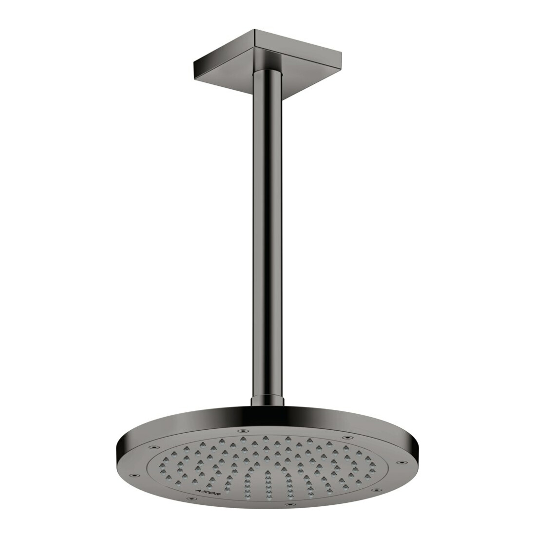 hansgrohe Axor Pomme de douche EcoSmart plus, 245 mm, 1 jet, bleu poli