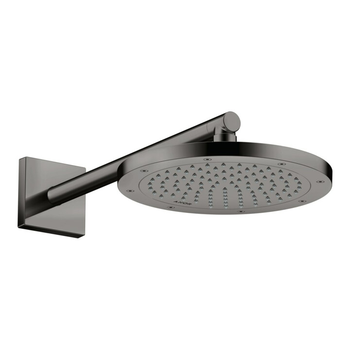 hansgrohe Axor Pomme de douche EcoSmart plus, 245 mm, 1 jet, bleu poli