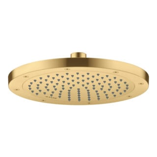 hansgrohe Axor Pomme de douche EcoSmart plus, 245 mm, 1 jet, or brossé optique