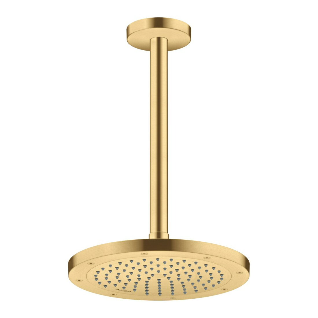 hansgrohe Axor Pomme de douche EcoSmart plus, 245 mm, 1 jet, or brossé optique