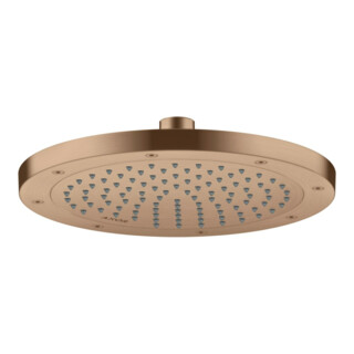 hansgrohe Axor pomme de douche EcoSmart plus, 245 mm, brossé, 1 jet, encastrée