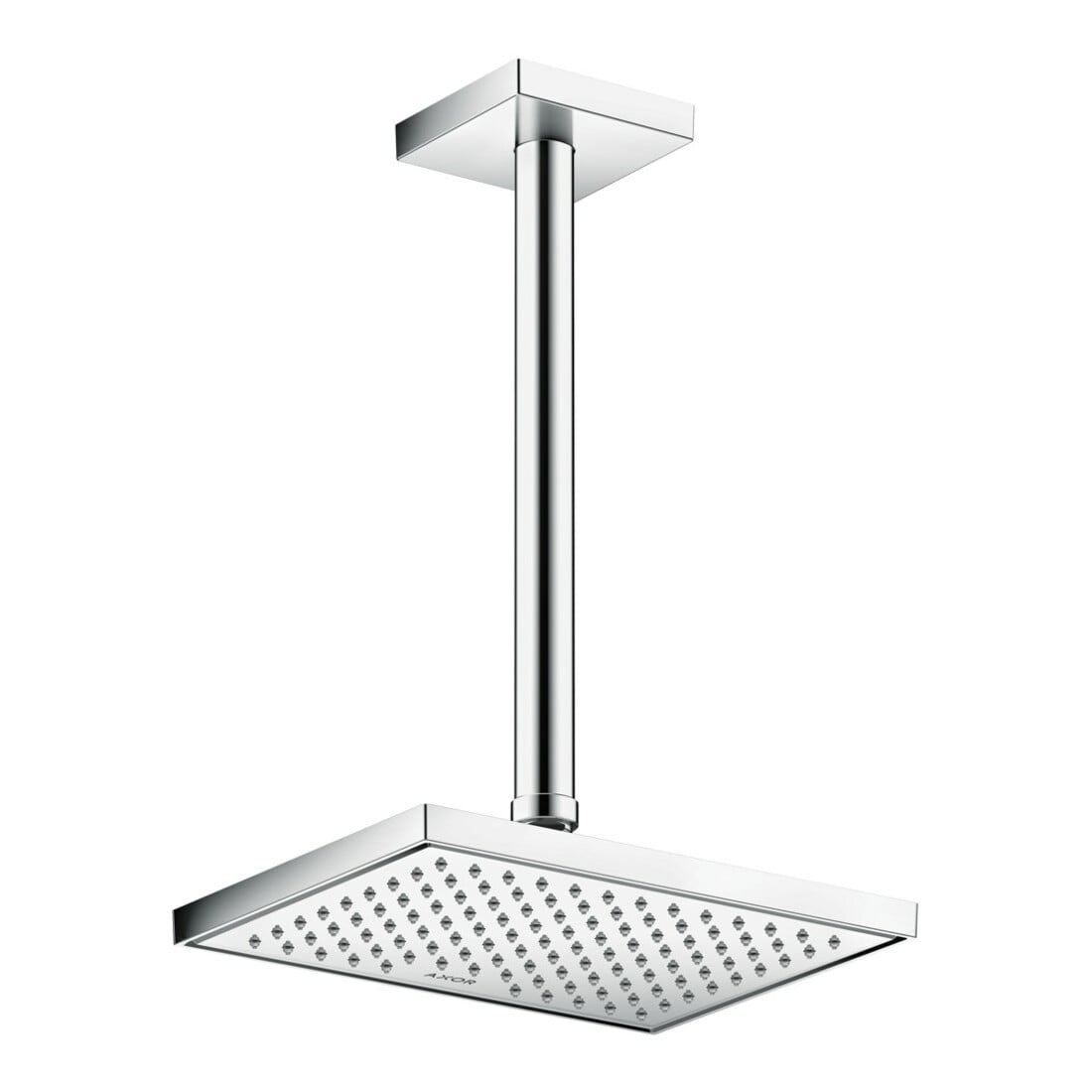 hansgrohe Axor pomme de douche EcoSmart plus, 245x185 mm, chrome, 1 an, pose au sol ou murale
