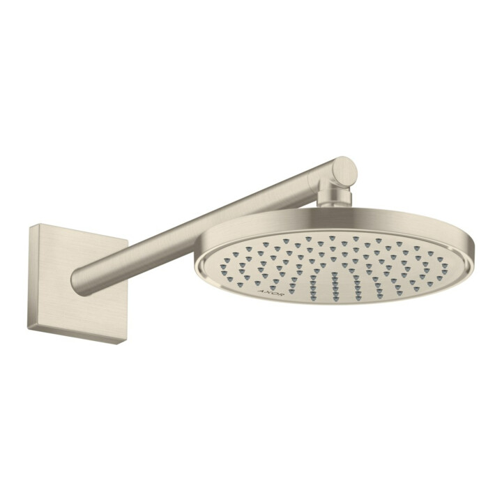 hansgrohe Axor pomme de douche EcoSmart plus encastrée, 220 mm, 1 an, inox brossé