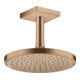 hansgrohe Axor Pomme de douche EcoSmart plus encastrée, 220 mm, brossée