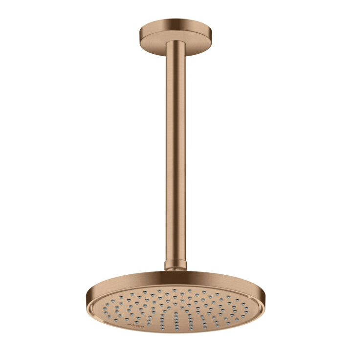 hansgrohe Axor Pomme de douche EcoSmart plus encastrée, 220 mm, brossée