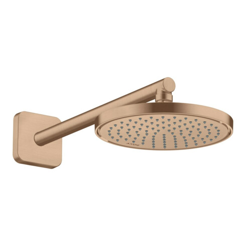 hansgrohe Axor Pomme de douche EcoSmart plus encastrée, 220 mm, brossée