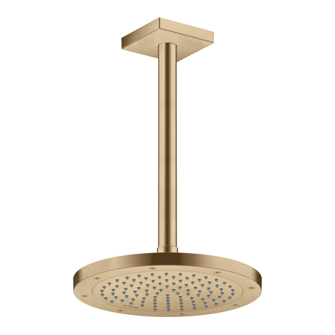 hansgrohe Axor pomme de douche EcoSmart plus encastrée, 245 mm, 1 an, bronze brossé