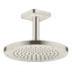hansgrohe Axor Pomme de douche EcoSmart plus encastrée, 245 mm, 1 jet, aspect acier inoxydable