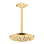 hansgrohe Axor Pomme de douche encastrée, 245 mm, 1 jet, finition or brossé optique-4