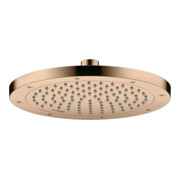 hansgrohe Axor Pomme de douche encastrée, 245 mm, 1 jet, poli or rose