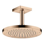 hansgrohe Axor Pomme de douche encastrée, 245 mm, 1 jet, poli or rose-4