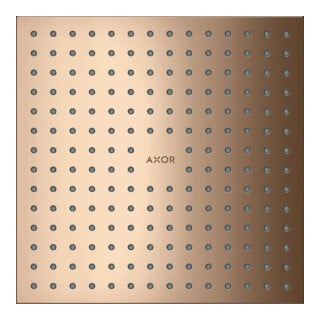 hansgrohe Axor Pomme de douche encastrée 250x250mm, 2 jets, pour sol