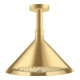 hansgrohe Axor Pomme de douche plafond, 240 mm, 2 jets, or brossé optique-1
