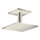 hansgrohe Axor pomme de douche plafond, 250x250 mm, 2 jets, aspect acier inoxydable-1