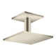 hansgrohe Axor pomme de douche plafond, 250x250 mm, 2 jets, inox brossé-1