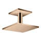 hansgrohe Axor pomme de douche plafond, 250x250 mm, 2 jets, poli or rose-1