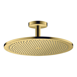 hansgrohe Axor pomme de douche plafond, 350 mm, 1 an, or poli optique