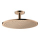 hansgrohe Axor pomme de douche plafond, 350 mm, 1 an, or poli rouge-1