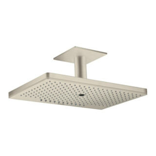 hansgrohe Axor Pomme de douche plafond, 460x300, 3 jets, nickel brossé