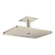 hansgrohe Axor Pomme de douche plafond, 460x300, 3 jets, nickel brossé