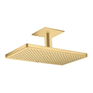 hansgrohe Axor pomme de douche plafond, 460x300 mm, 1 an, or brossé optique